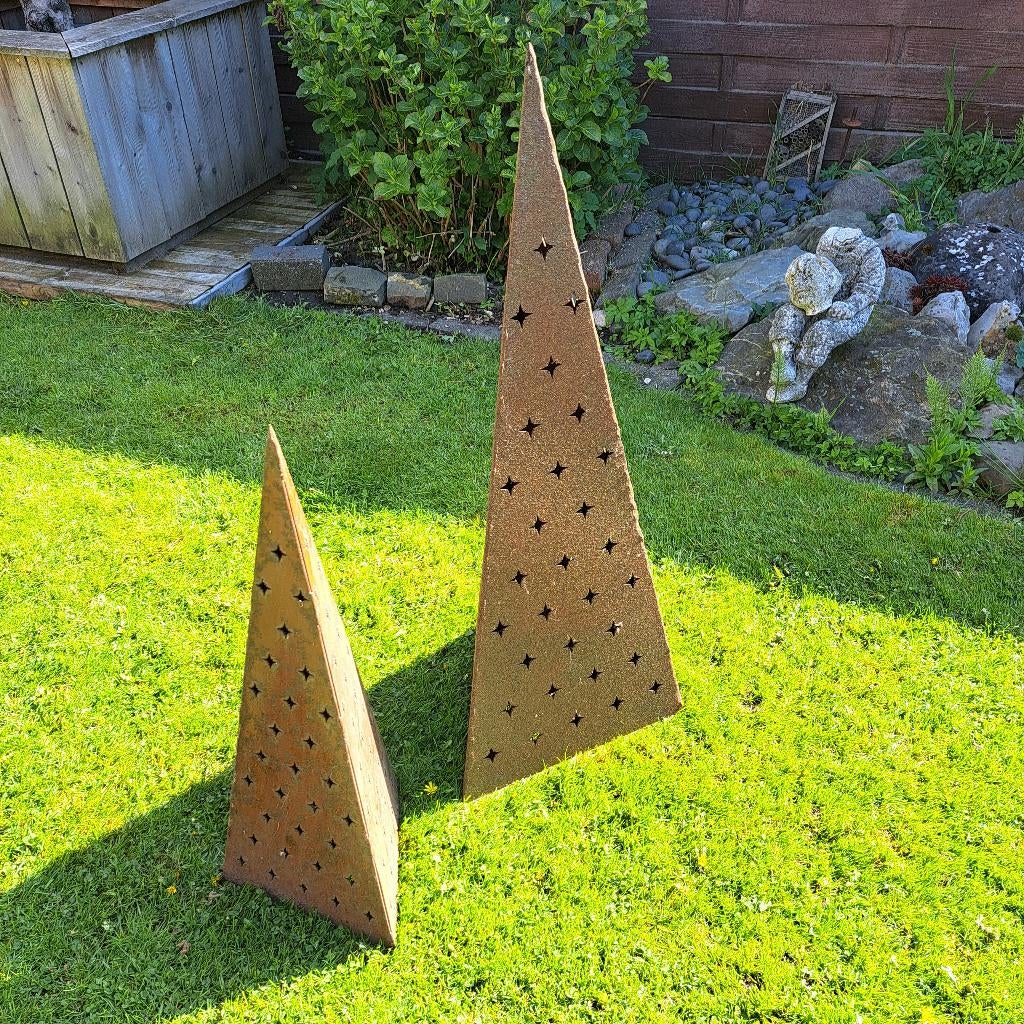 ijzeren kerstbomen, Ophalen, Gebruikt