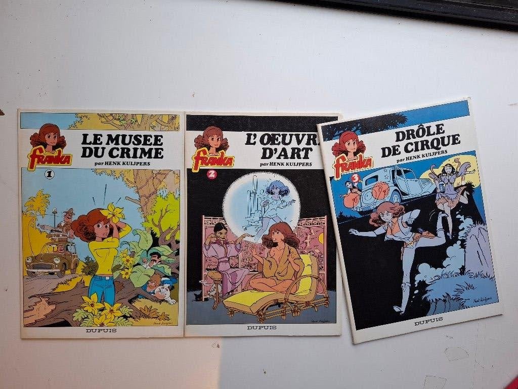 FRANKA TOMES 1 à 3 SERIE COMPLETE DUPUIS KUIPERS TOUS EO, Livres, Série complète ou Série, Enlèvement ou Envoi, Comme neuf