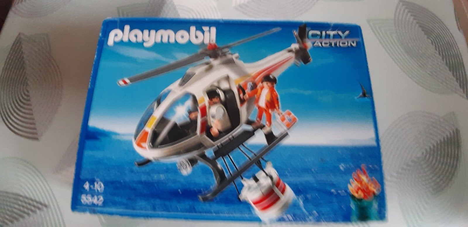 helikopter playmobil, Ophalen