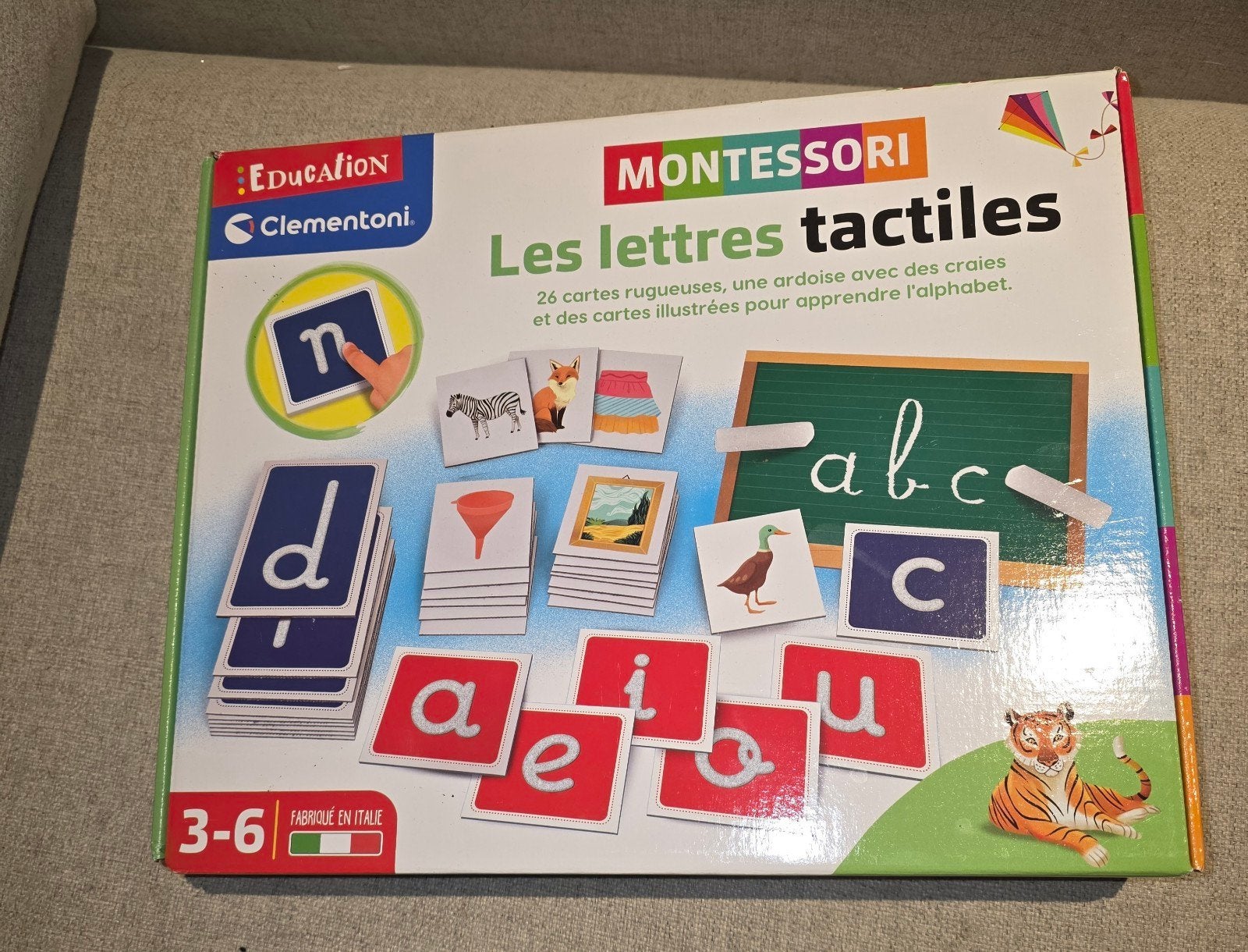 Montessorispel De tactiele letters nieuw, Ophalen of Verzenden, Nieuw, Taal en Lezen