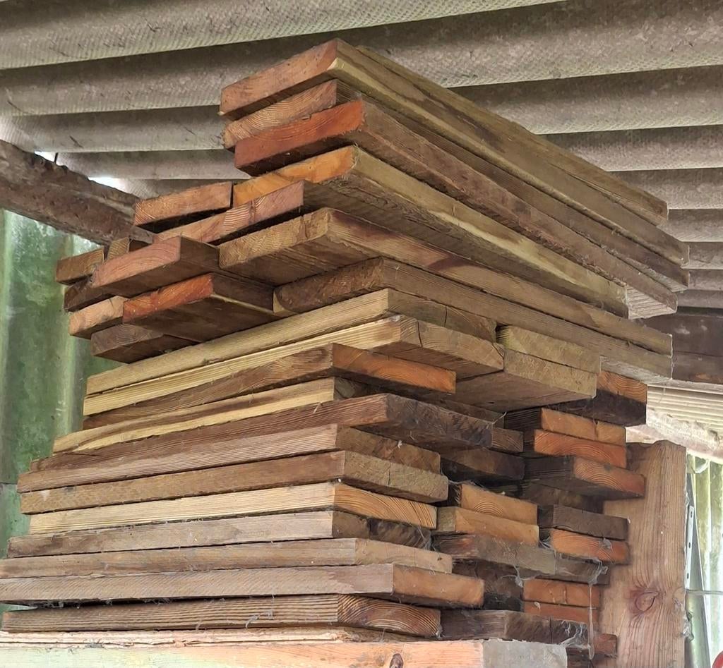 Larixplanken, Doe-het-zelf en Bouw, Hout en Planken, Ophalen, Geïmpregneerd