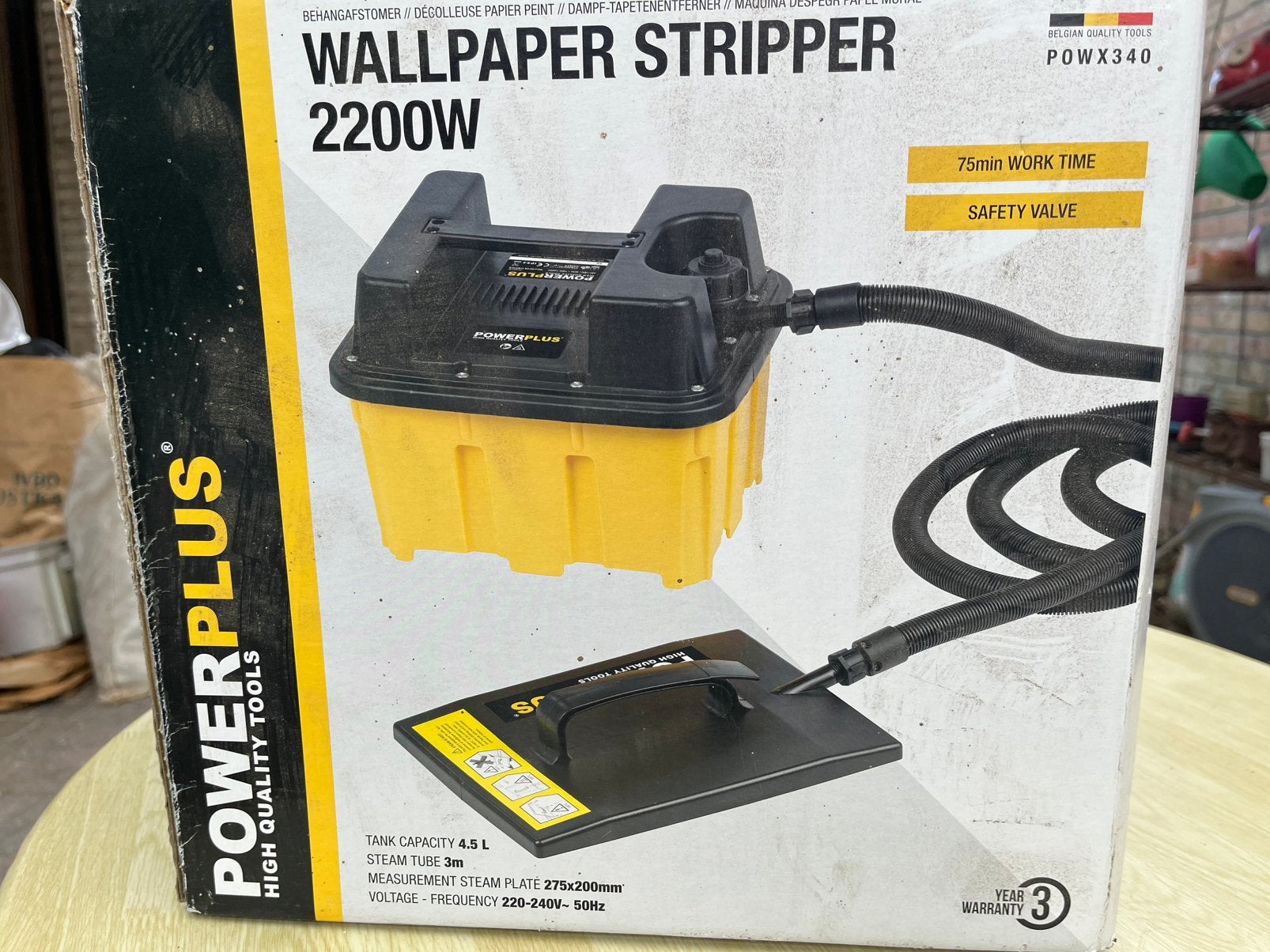 Powerplus POWX340, Ophalen, Nieuw, Stoomreiniger