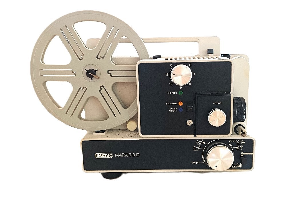 Projecteur Eumig Mark 610 D, Collections, Appareils photo & Matériel cinématographique, Enlèvement, 1960 à 1980, Projecteur