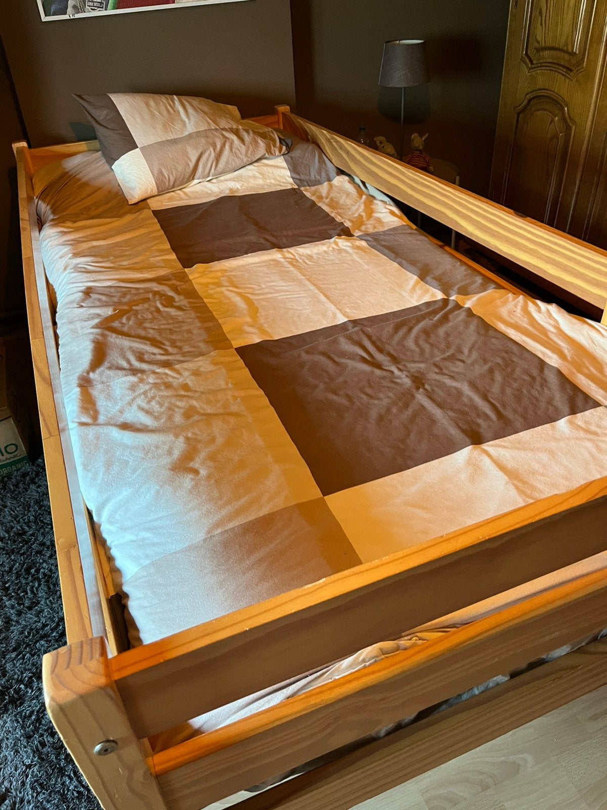 1 pers bed compleet, Huis en Inrichting, Ophalen, Zo goed als nieuw