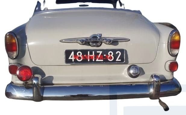 Volvo Kentekenplaat houder chroom rand 10x44cm voor langwerp, Auto-onderdelen, Ophalen of Verzenden, Nieuw