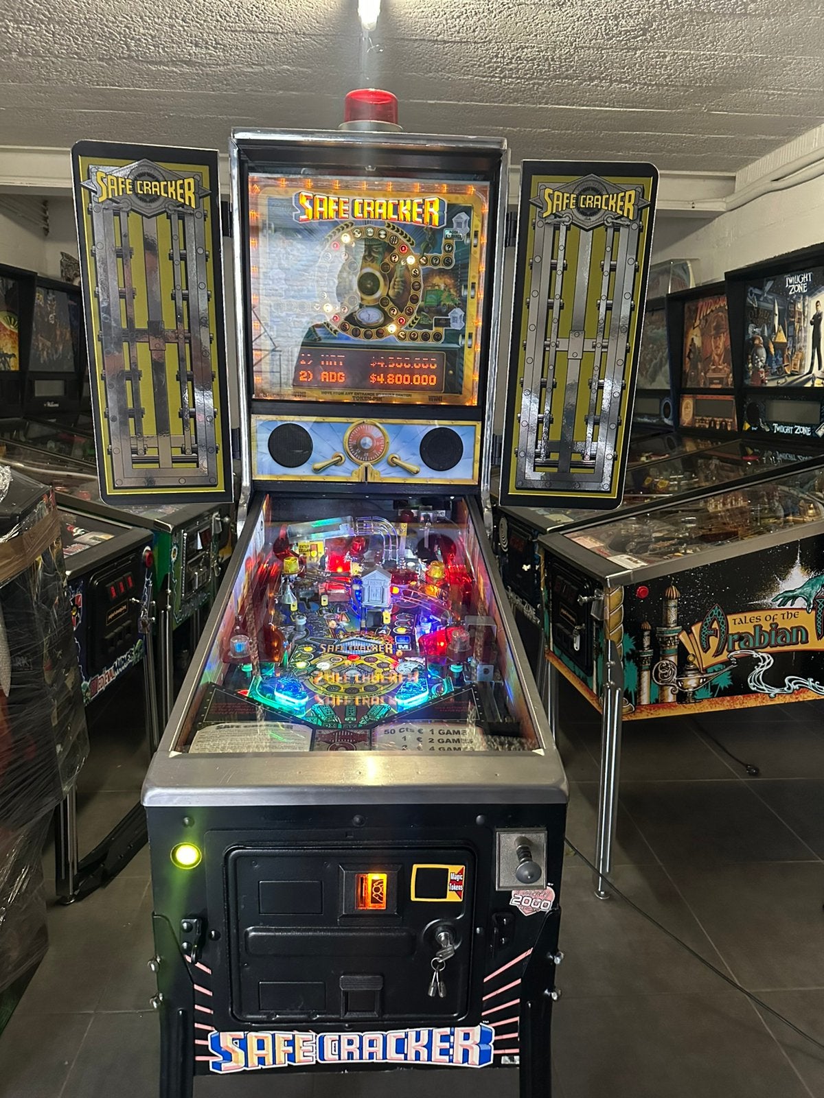 Safecracker Bally Flipperkast, Verzamelen, Automaten | Flipperkasten, Ophalen, Gebruikt, Bally, Dot-matrix