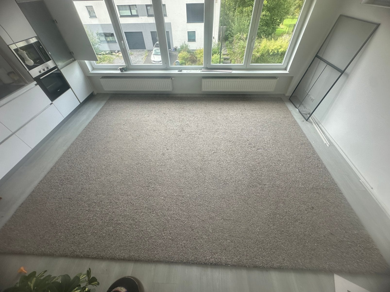 Tapis B.I.C. Carpets (100% laine), Maison & Meubles, 200 cm ou plus, Gris, 200 cm ou plus, Comme neuf