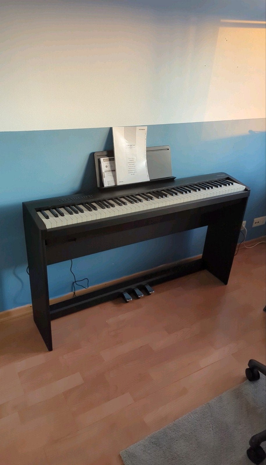 Piano Roland FP30X, Ophalen, Zwart, Digitaal, Zo goed als nieuw