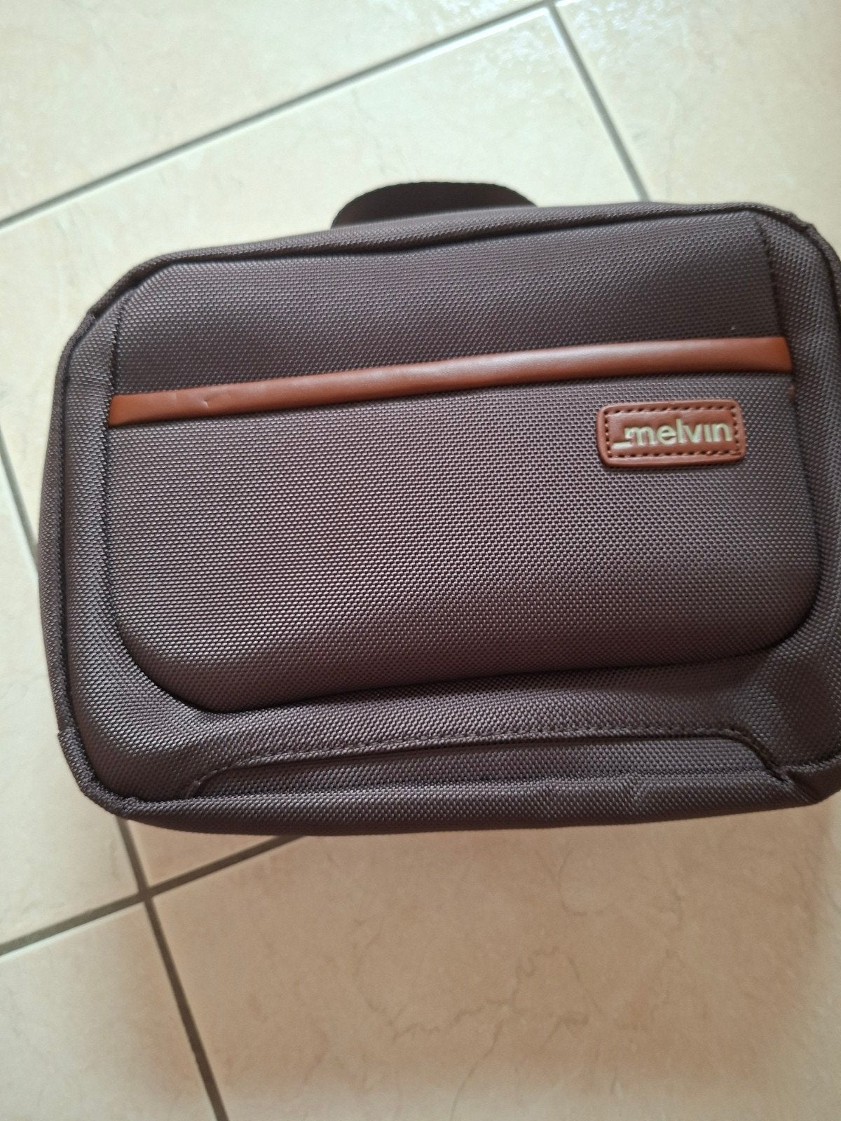 Toilettas Melvin, Bijoux, Sacs & Beauté, Enlèvement ou Envoi, Utilisé, Brun