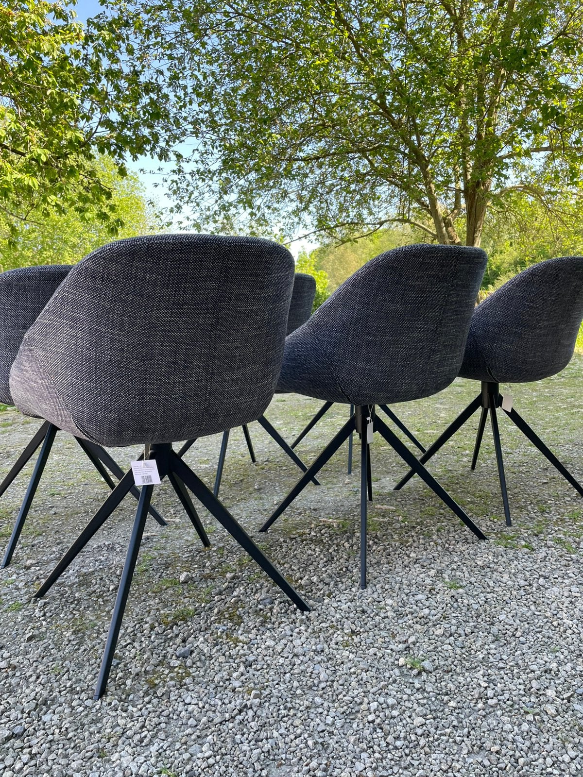 Nieuw! Moderne 6 eetkamerstoelen in uitmuntende staat!, Maison & Meubles, Enlèvement, Comme neuf