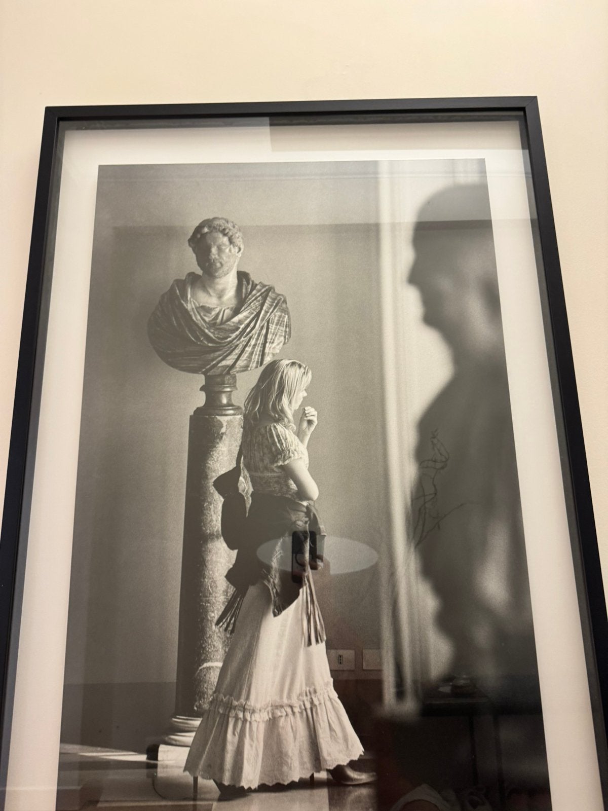 Grande photographie artistique noir & blanc – femme, Enlèvement, Photographie, Sous verre