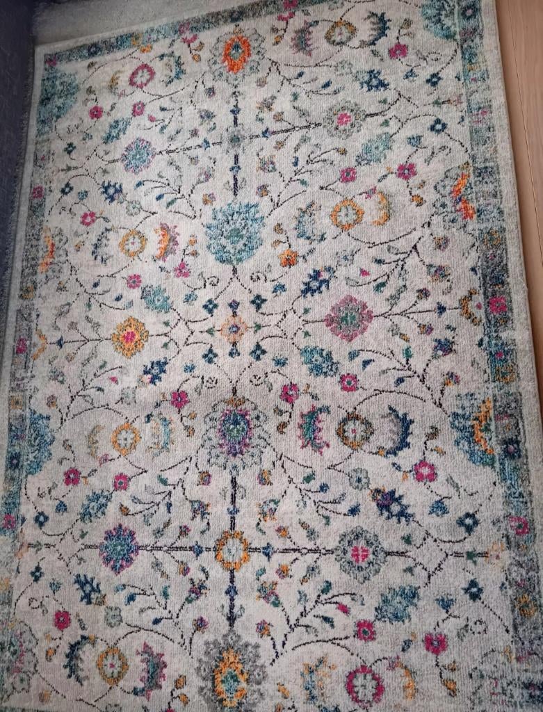 Mooi gebloemd tapijt van Kwantum, 160x230cm., Overige kleuren, 150 tot 200 cm, Ophalen of Verzenden, Rechthoekig