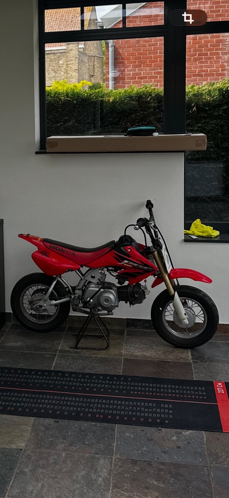 Honda crf 50, Ophalen