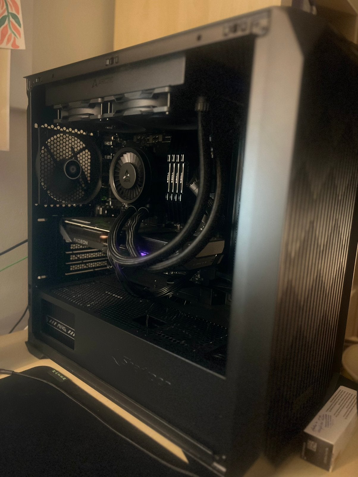 Pc full black 4k, Informatique & Logiciels, Enlèvement, Comme neuf, Gaming, SSD