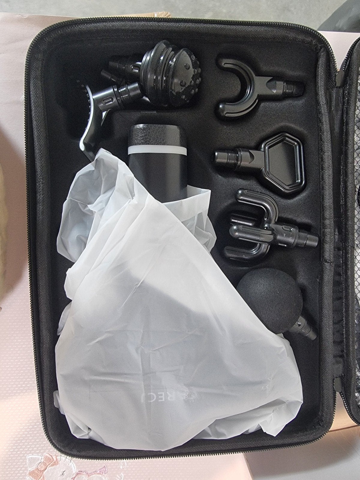 CARECJ massage gun met massagekoppen en opbergkoffer, Ophalen of Verzenden, CARECJ, Not reliably verified yet, Not reliably verified yet