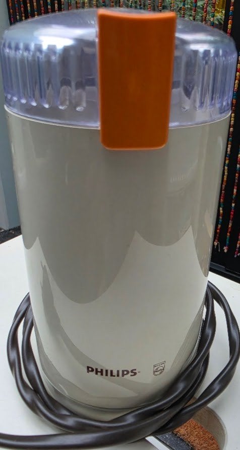 Vintage elektrische koffiemolen Philips, Ophalen, Gebruikt, Koffiemolen, Philips