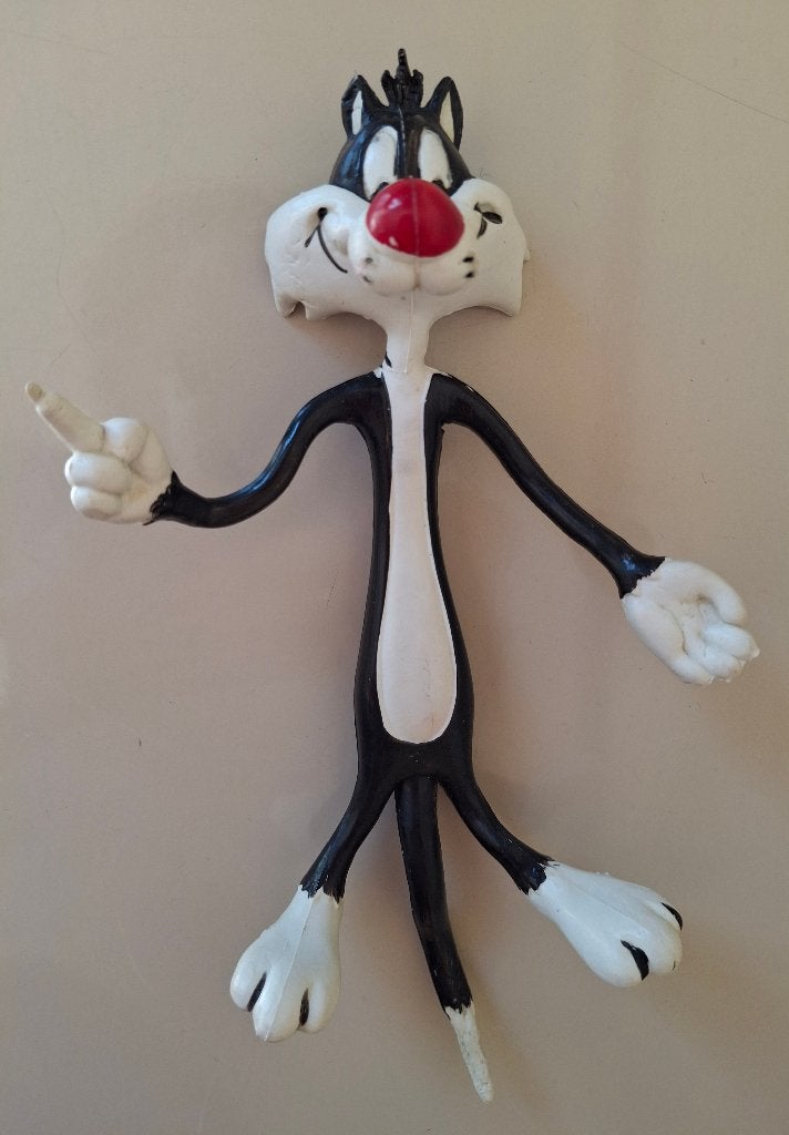 Bendable Sylvester Looney Tunes 1978 Warner Bros, Enlèvement ou Envoi, Looney Tunes