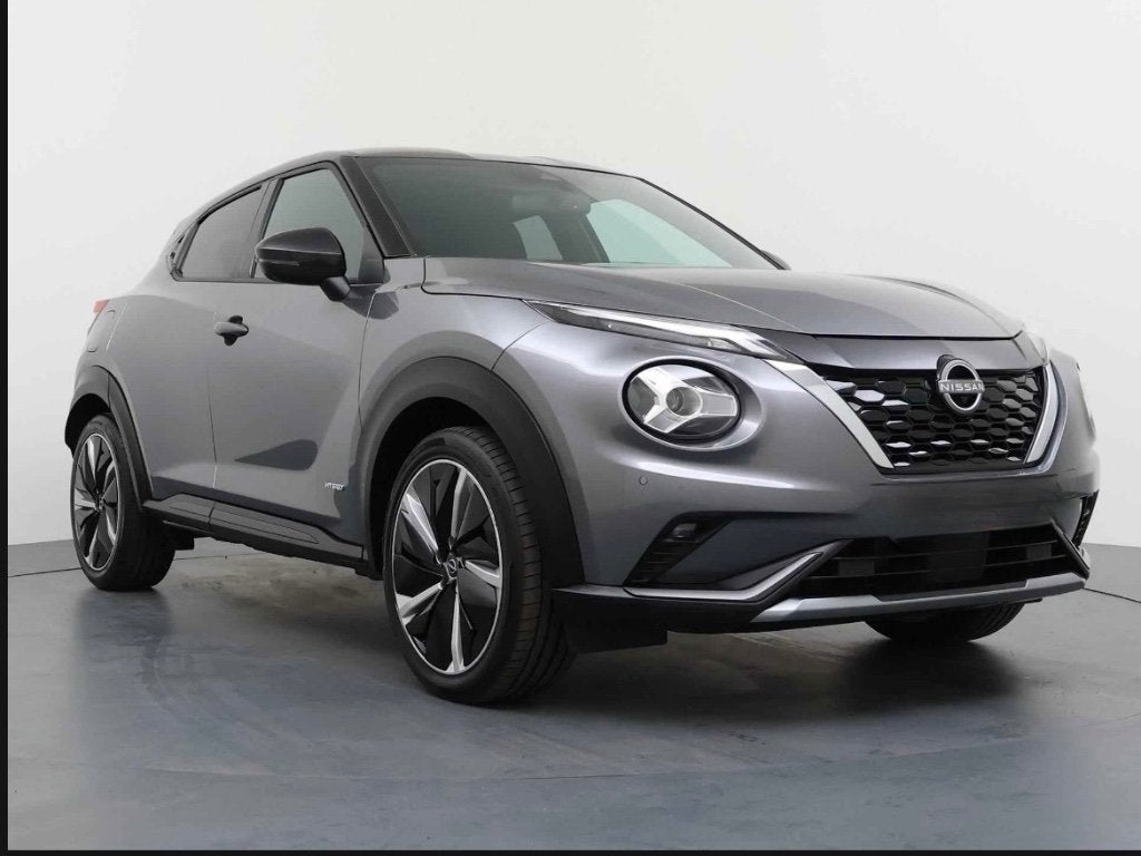 Nissan Juke Ndesign Hybride, Auto's, Dealer onderhouden, Zwart, 1600 cc, Leder en Stof