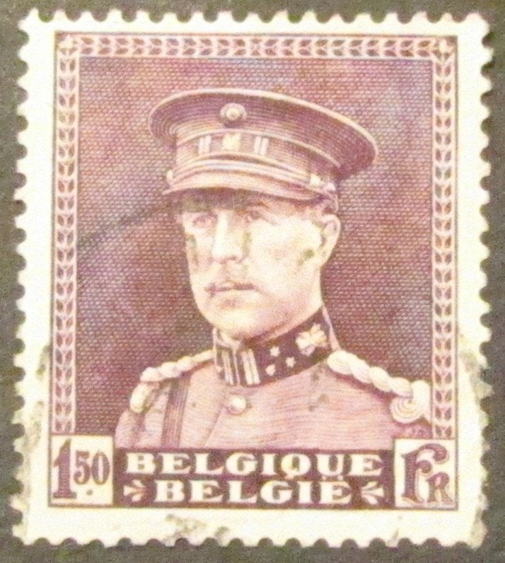 1,50 frank OBC 319a afgestempeld, Met stempel, Koninklijk huis, Frankeerzegel, Ophalen of Verzenden