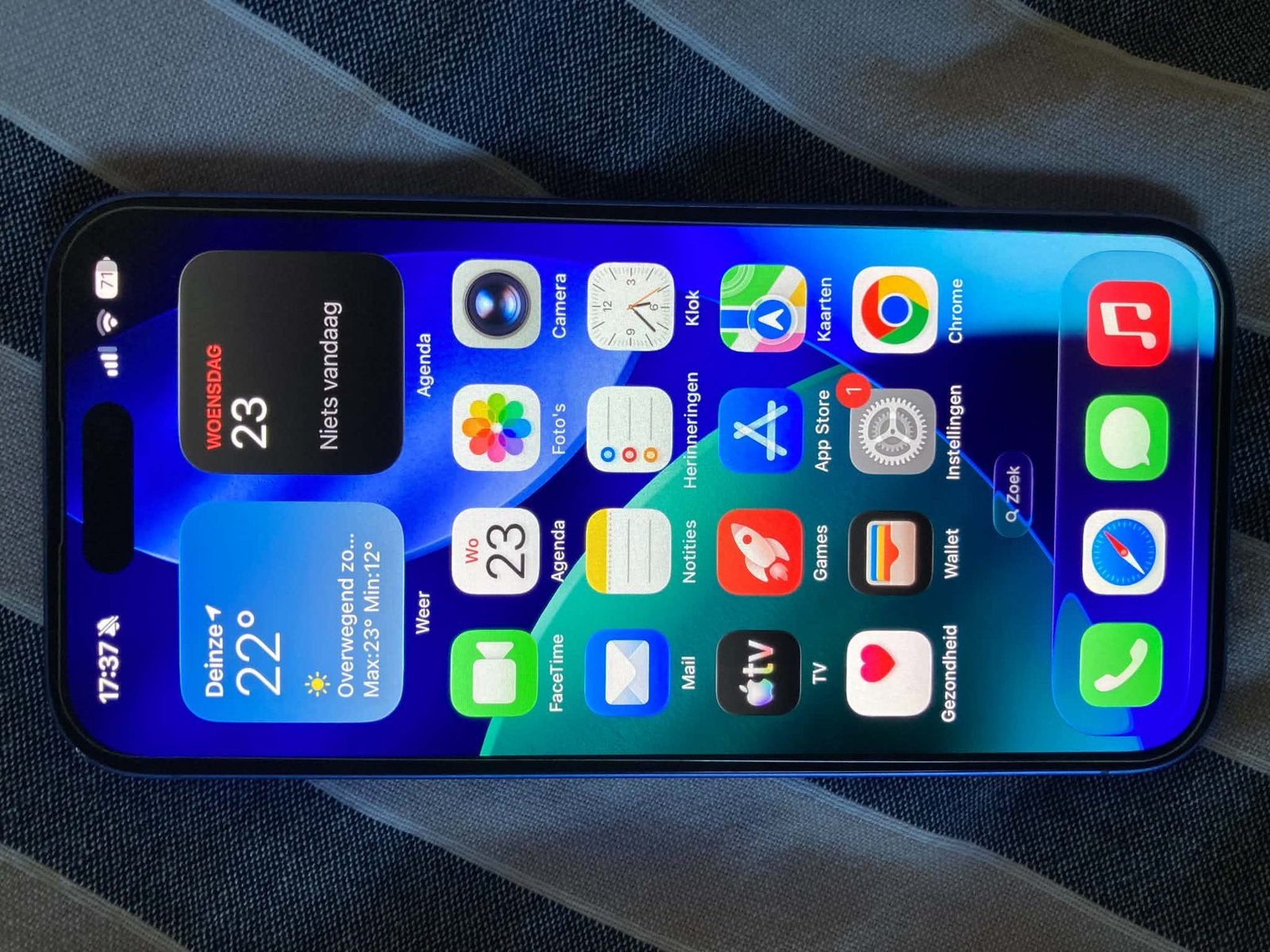IPhone 16 128gb blauw, Telecommunicatie, Blauw, IPhone 16, Ophalen of Verzenden, Zonder simlock
