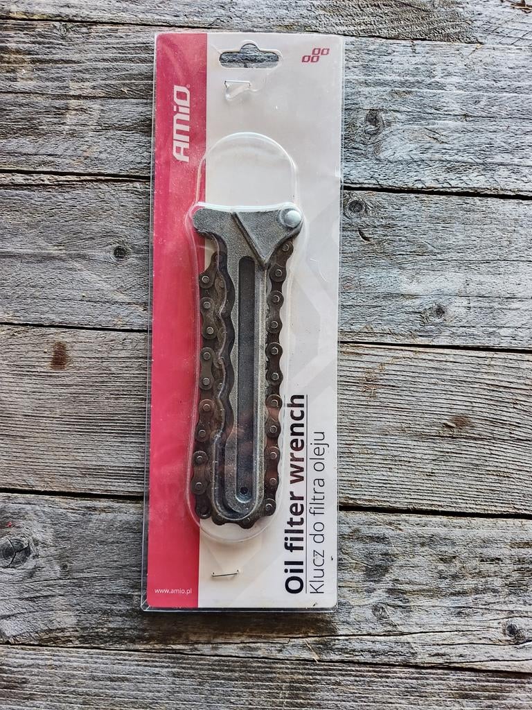 Oliefiltersleutel met ketting (nieuw in verpakking), Ophalen, Nieuw