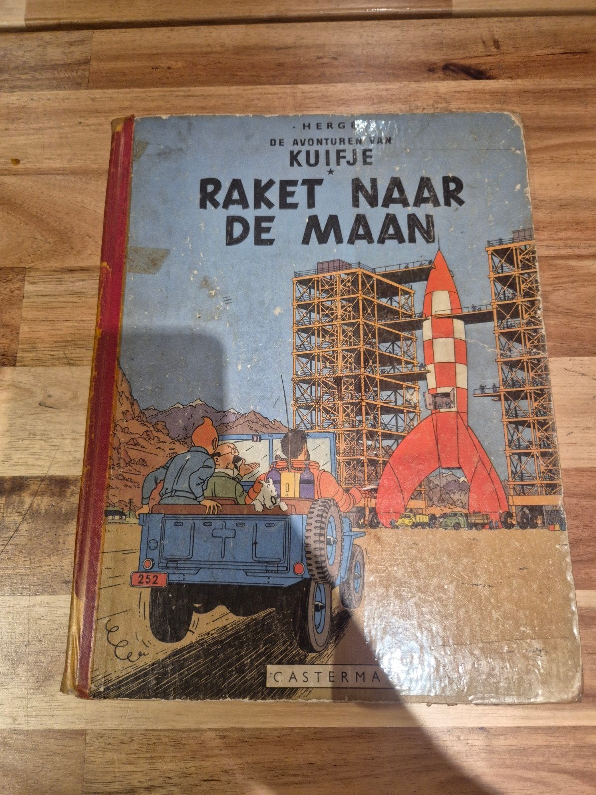 La fusée Tintin vers la Lune 1953, Enlèvement ou Envoi, Une BD, Utilisé, Hergé