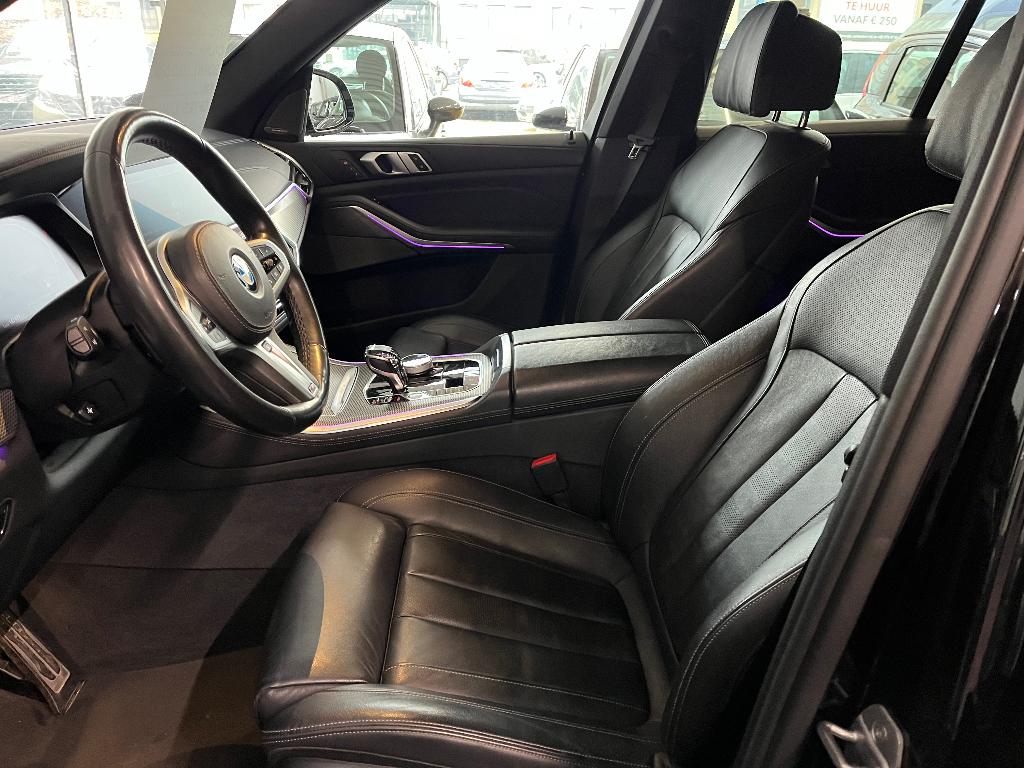 BMW x5, Auto's, BMW, Automaat, Zwart, Leder, SUV of Terreinwagen