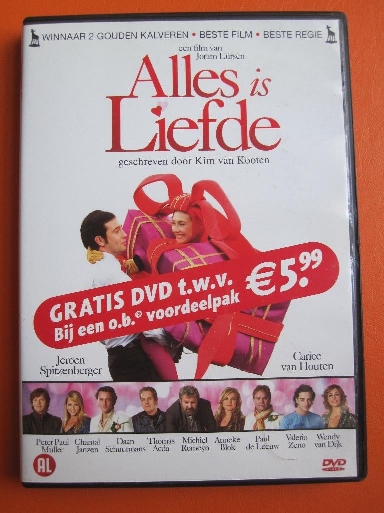 Alles is liefde (2007), Cd's en Dvd's, Dvd's | Nederlandstalig, Alle leeftijden, Ophalen of Verzenden, Zo goed als nieuw, Komedie