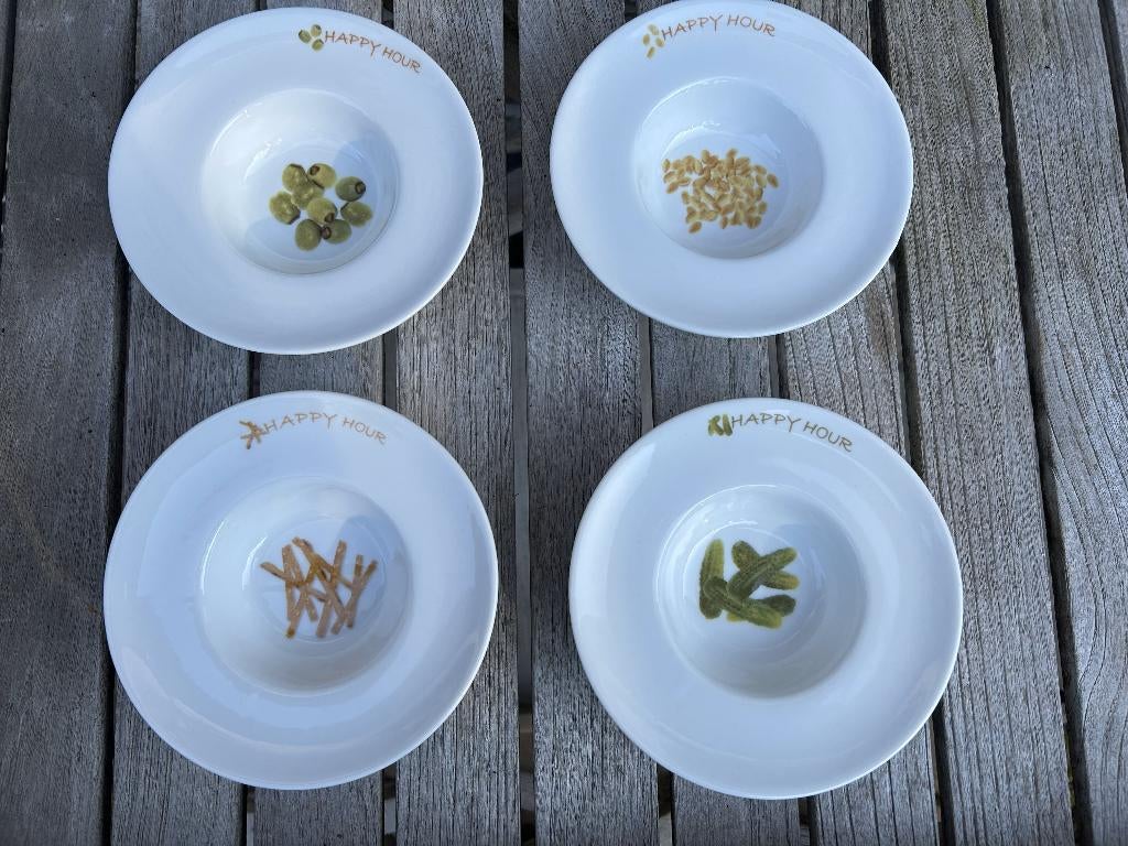 CULINAR APERITIEF POTJES NIEUW, Huis en Inrichting, Ophalen of Verzenden, Nieuw, Aardewerk, Kom(men)