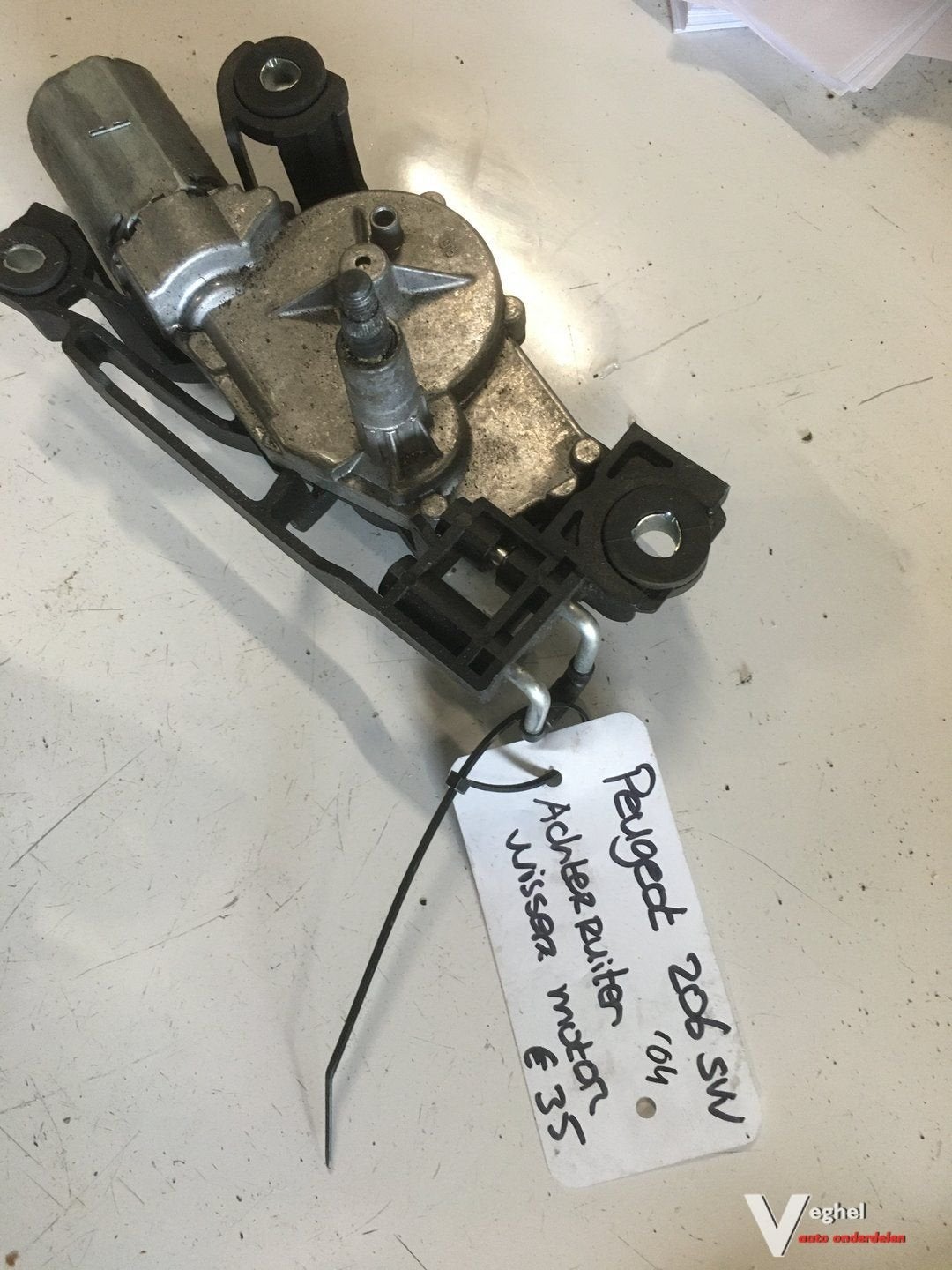 Peugeot 206 SW 2004  Ruitenwissermechanisme Achter, Gebruikt, -, -, Ophalen of Verzenden