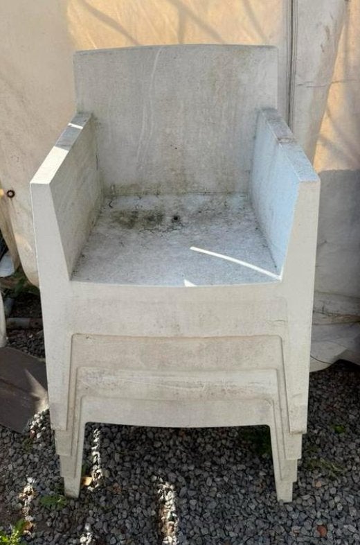 Design tuinstoelen 6 stuks, Ophalen, Zo goed als nieuw, Plastic