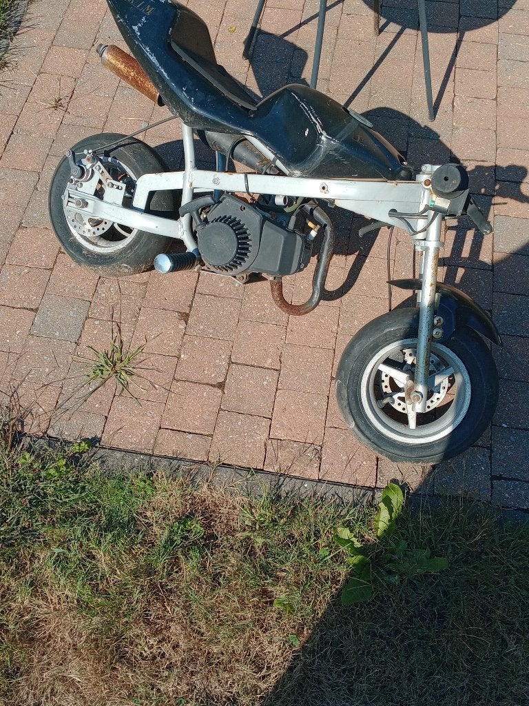 Mini race moto, Fietsen en Brommers, Brommers | Overige merken, Ophalen, Gebruikt, 1 versnellingen, 50 cc