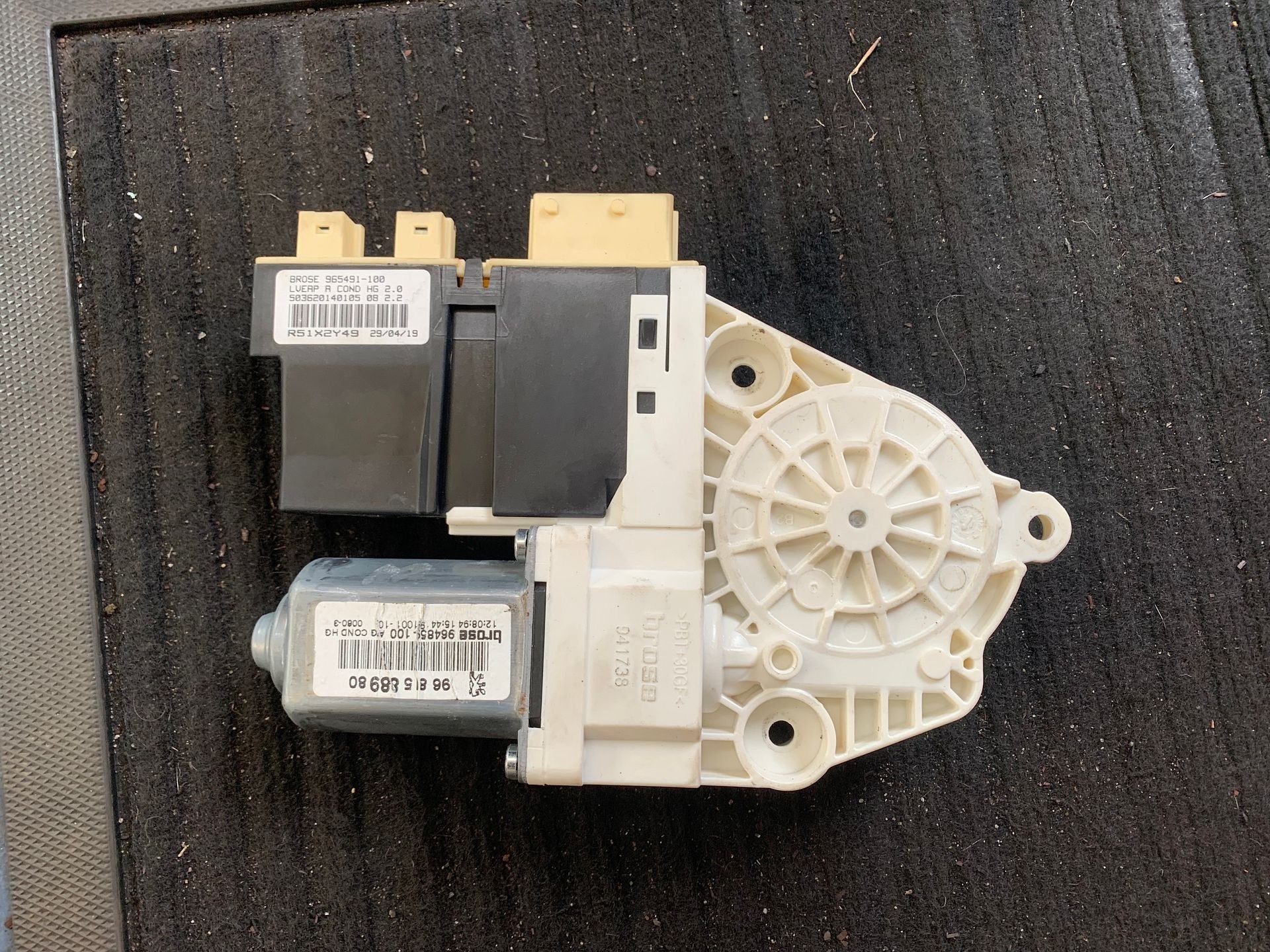 raammotor links peugeot 307CC 2006 tot 2009 9681588980, Autos : Pièces & Accessoires, -, Utilisé, -, Peugeot
