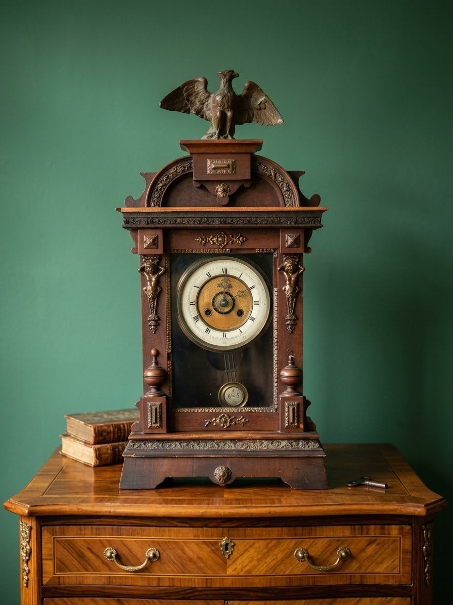 Horloge de table ancienne, Antiquités & Art, Enlèvement