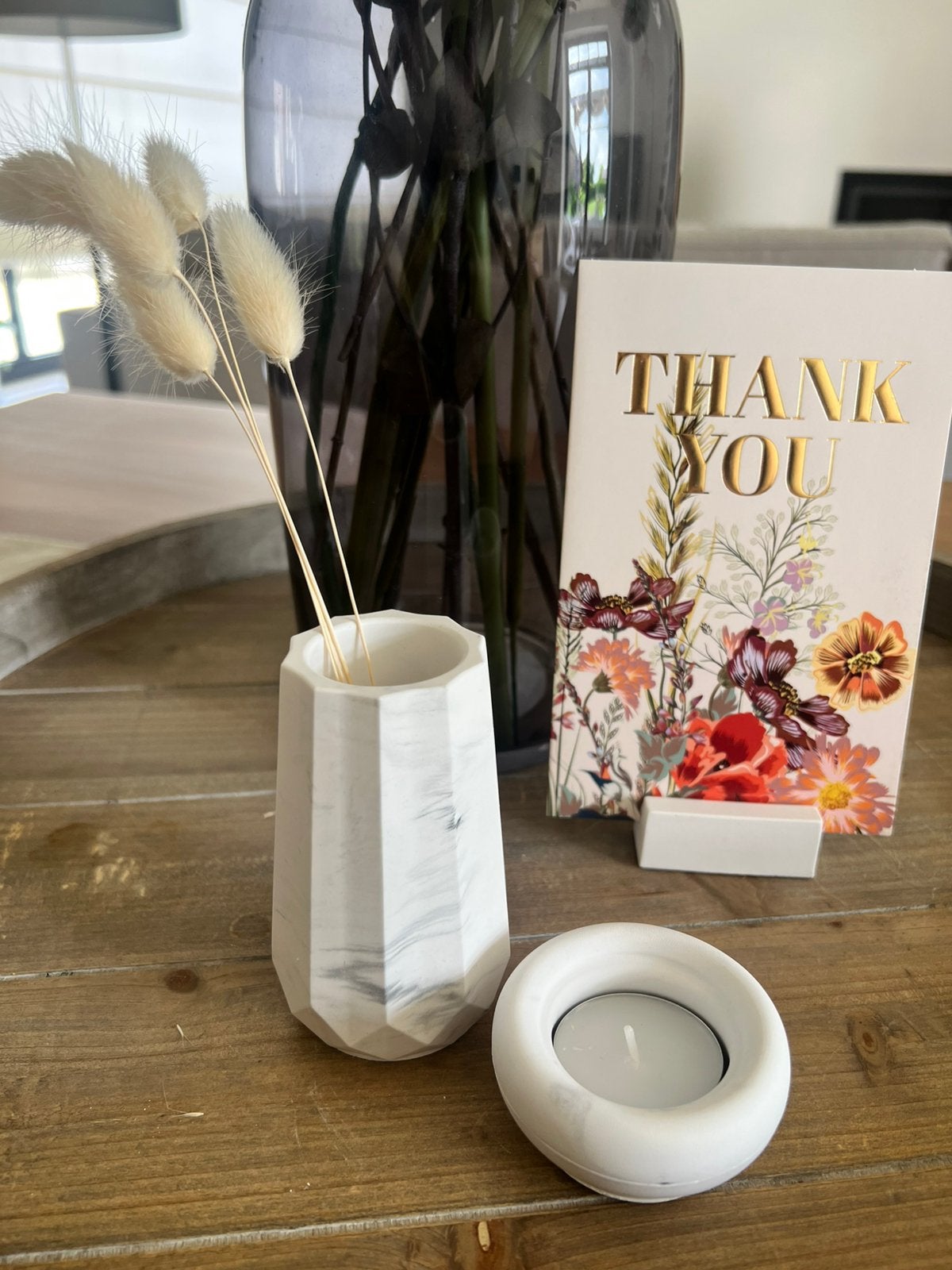 THANK YOU 4: vaasje en theelichthouder, Ophalen, Nieuw