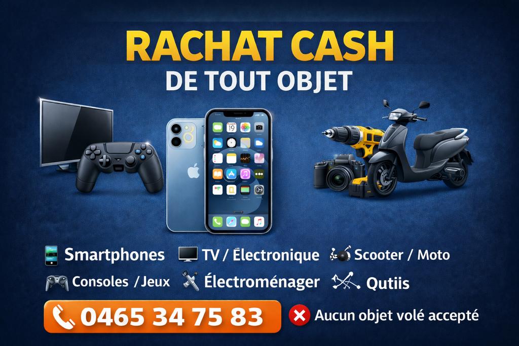 RACHAT DE TOUT OBJET, Enlèvement, Comme neuf