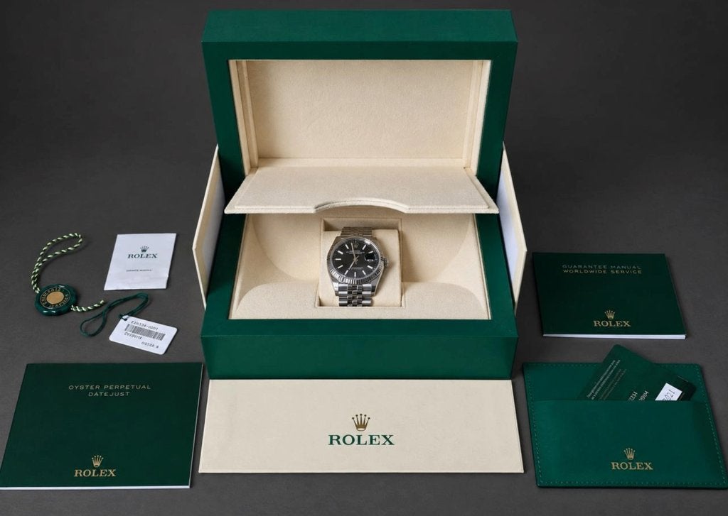 Datejust 36 (referentie 126234) uit 2021. FULL set, Bijoux, Sacs & Beauté, Enlèvement, Rolex