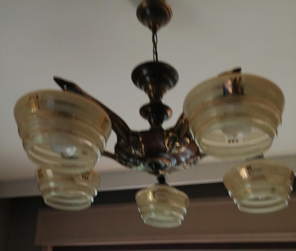 Lustre ancien vintage, Enlèvement