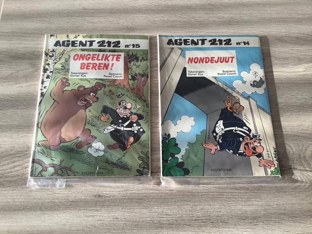 Agent 212 verschillende strips (1992-1993), Gelezen, Ophalen of Verzenden, Meerdere stripboeken, Cauvin Raoul