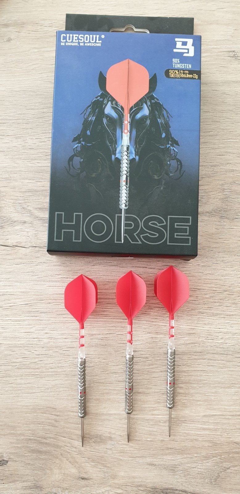 4 set dartpijlen, Ophalen
