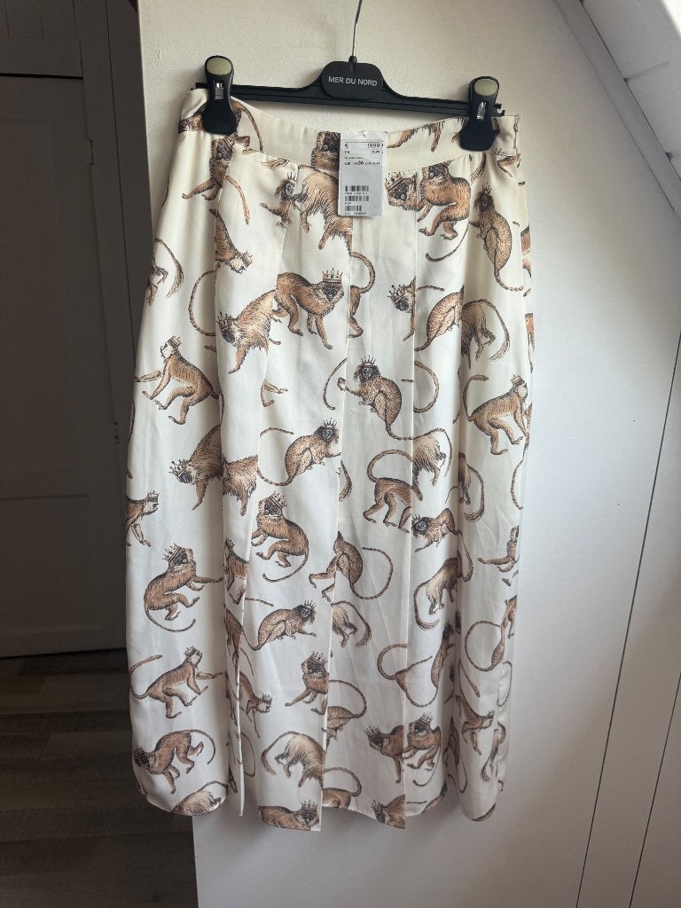 Lange rok met aapjes, Kleding | Dames, Ophalen of Verzenden, Nieuw, Maat 36 (S)