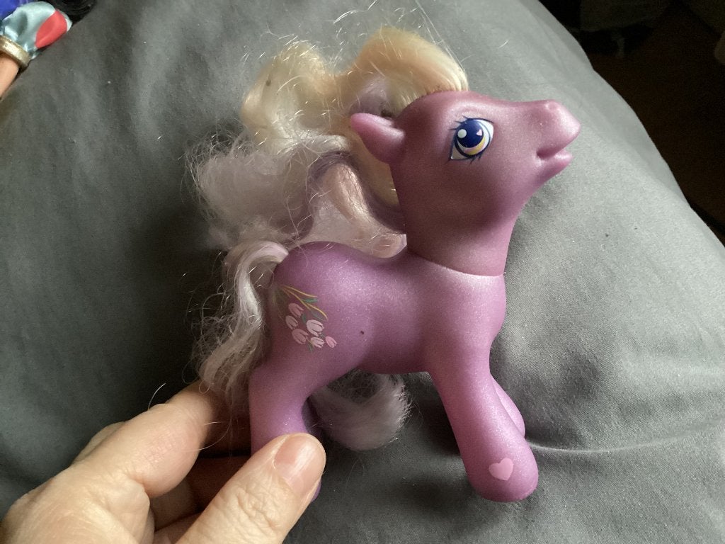 My Little Pony Generation 3 (G3) pony genaamd Wysteria, Kinderen en Baby's, Ophalen of Verzenden, Gebruikt