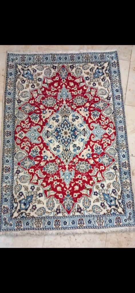 Tapis persan, 150 à 200 cm, Beige, 100 à 150 cm, Enlèvement