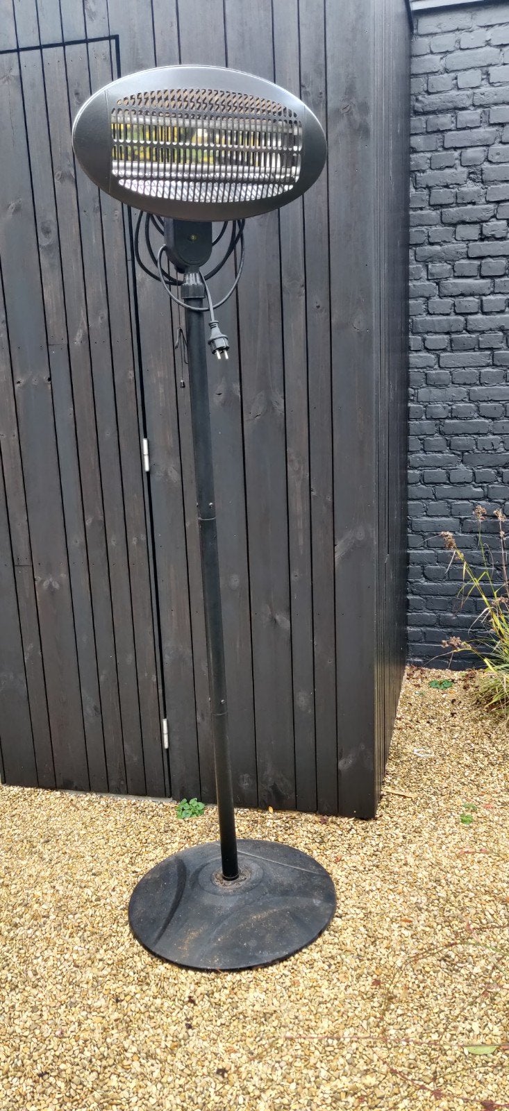 electrische terrasverwarmer, Jardin & Terrasse, Enlèvement, Utilisé, Électrique, Sol