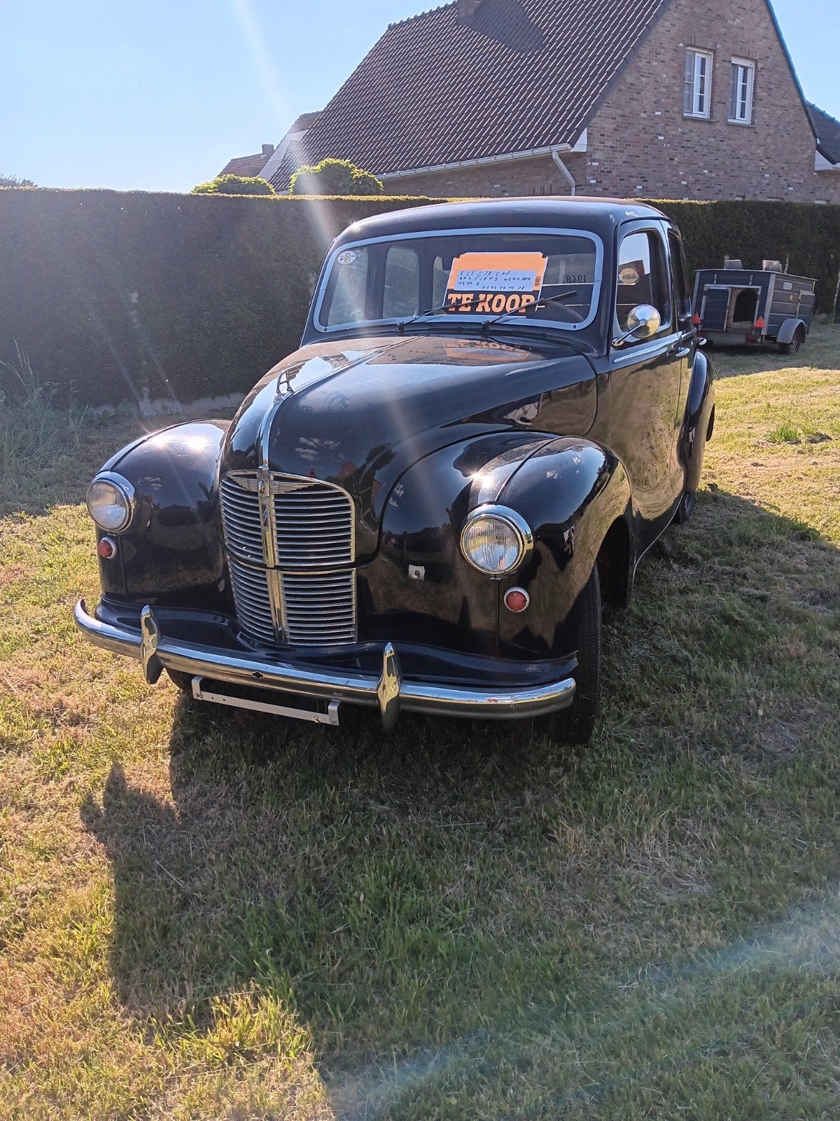oldtimer austin a40 Devon saloon, prijs 8000€, Auto's, Oldtimers, Voorwielaandrijving, 4 deurs, Austin, Blauw