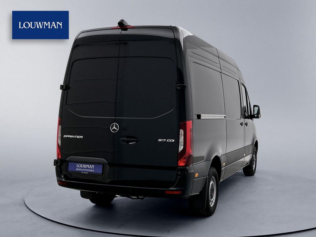 Mercedes-Benz Sprinter 317 CDI L2H2 Facelift Led 3500KG trek, Auto's, Automaat, Zwart, Bedrijf, Diesel