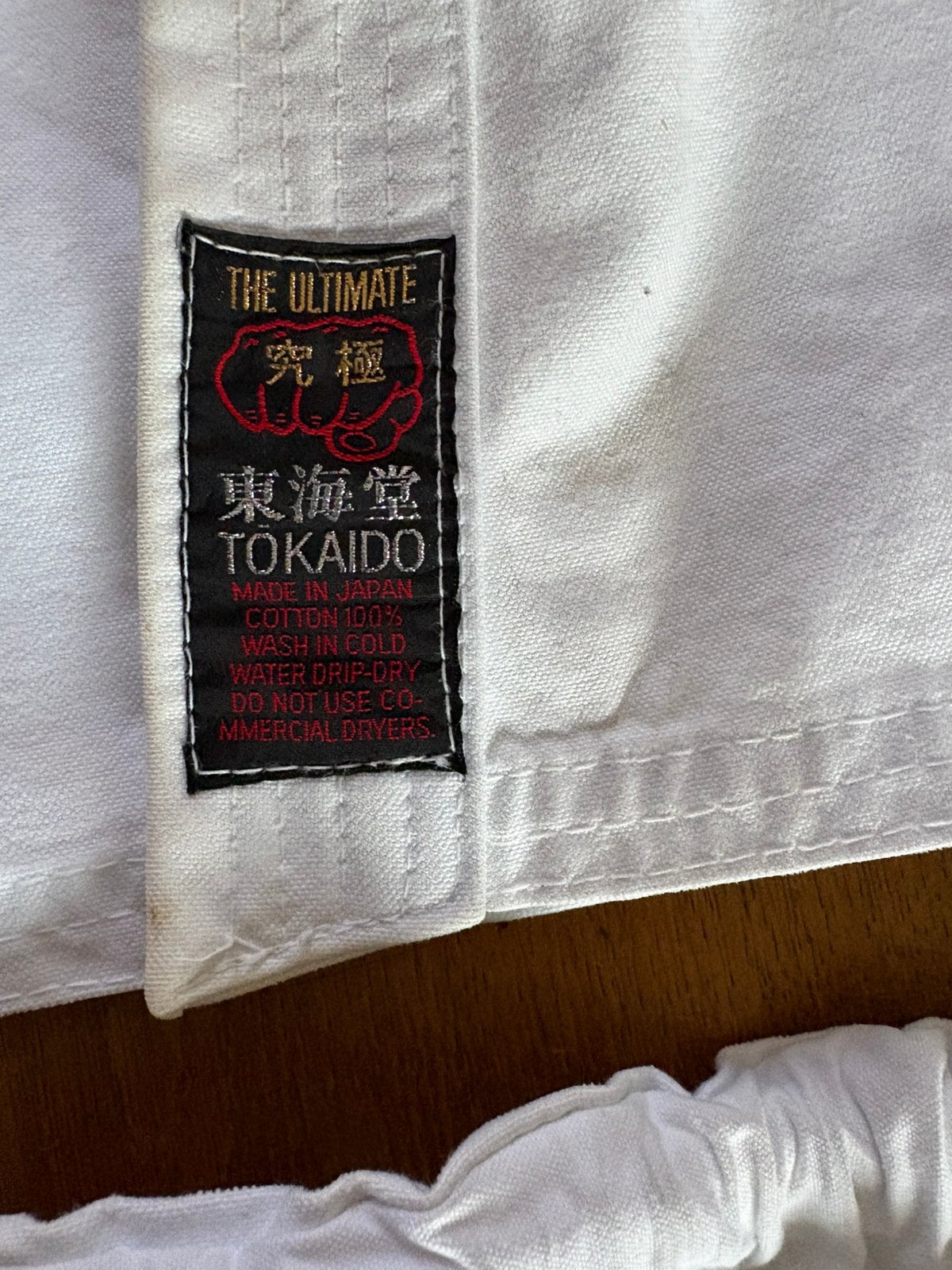 Kimono Karaté TOKAIDO, Enlèvement ou Envoi, Comme neuf, Karaté