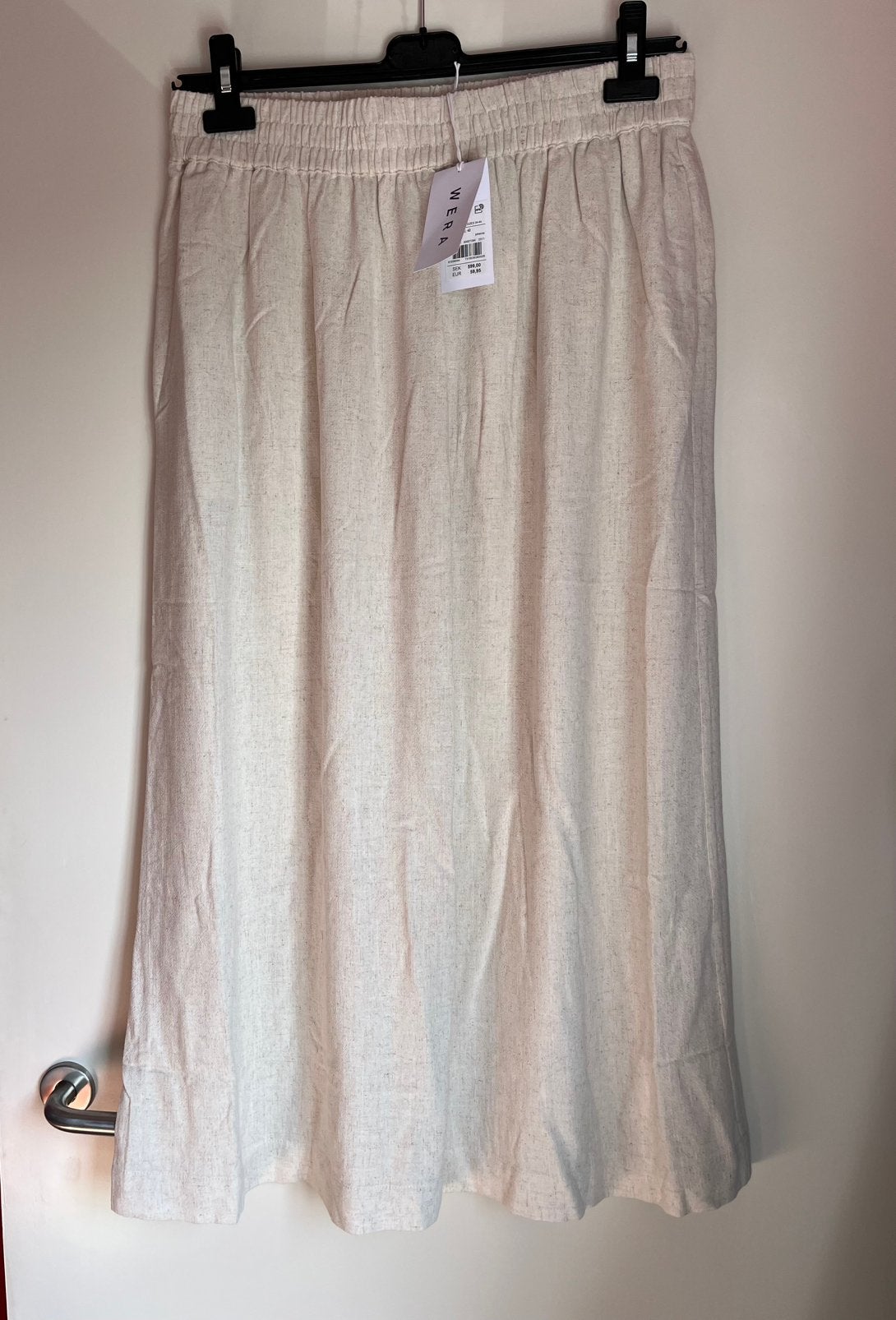Jupe longue neuve Wera taille 42, Enlèvement ou Envoi, Beige, Sous le genou, Taille 42/44 (L)