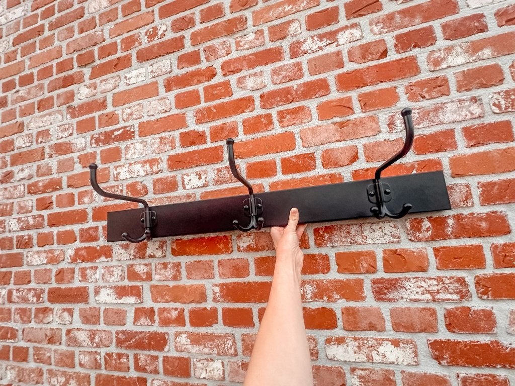 2 zwarte kapstokken – 78 cm breed, Enlèvement, Comme neuf, Portemanteau mural