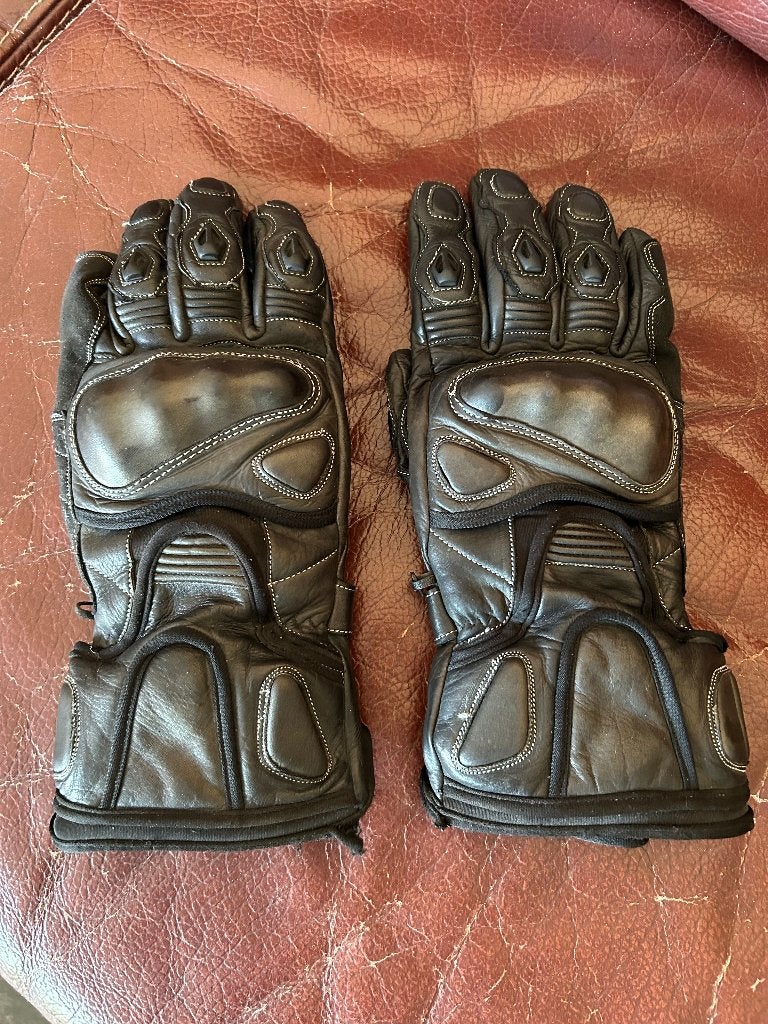 gants moto cuir toutes saisons taille 9 1/2 (L à XL), Enlèvement, Gants